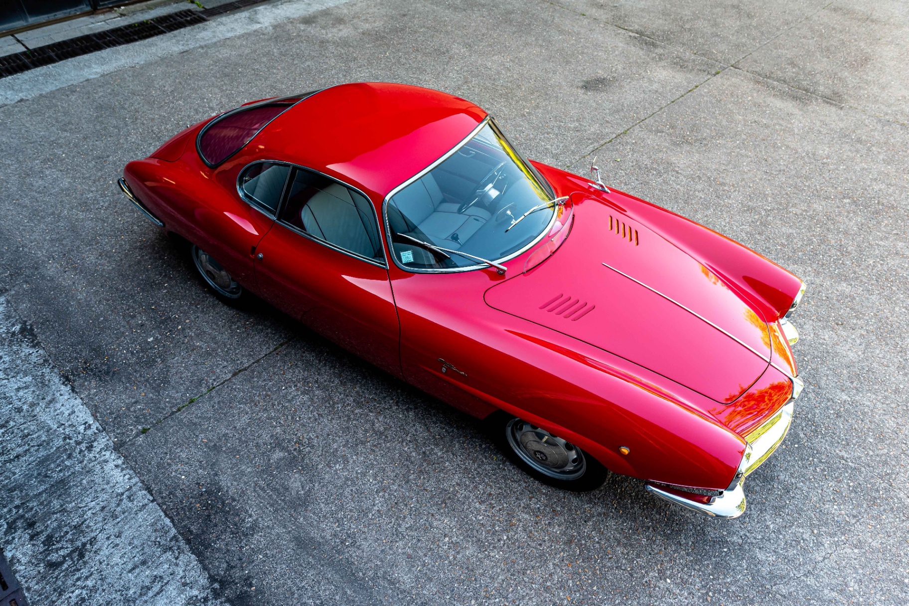Alfa Romeo Giulietta Sprint Speciale, vue plongeante
