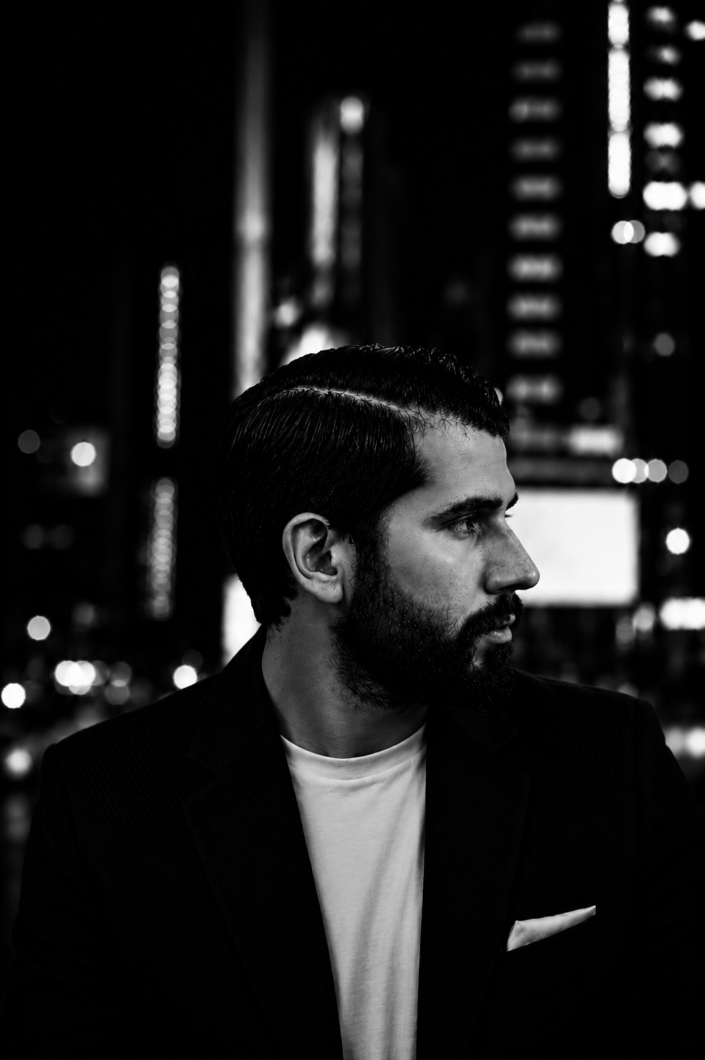 Jean-François Maillot — portrait noir et blanc
