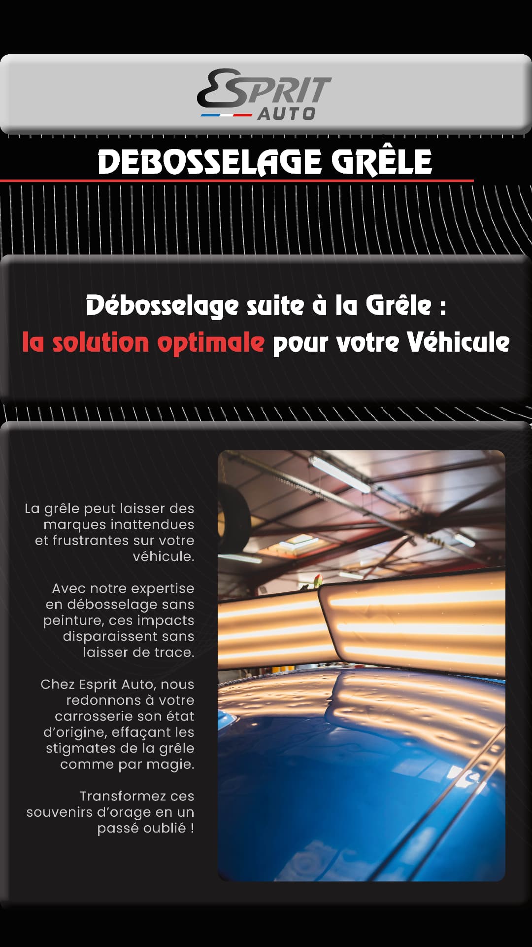 Fiche Esprit Auto — Débosselage grêle