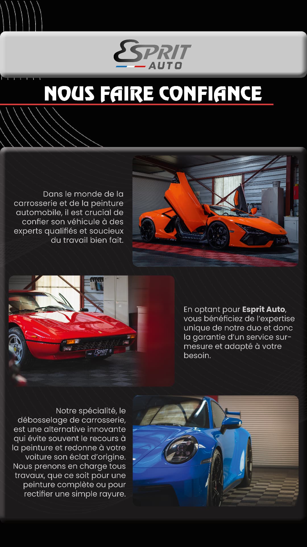 Fiche Instagram Esprit Auto — Nous faire confiance
